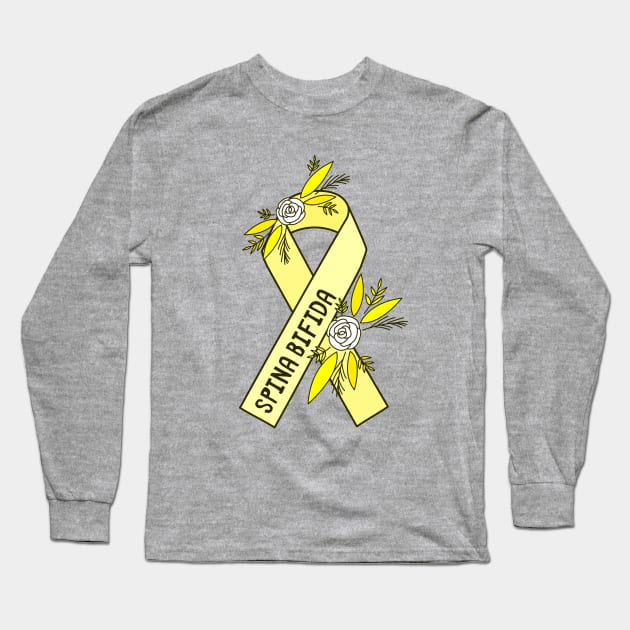 Spina Bifida Long Sleeve T-Shirt by Sloth Station